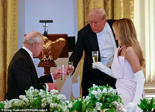At State Dinner, King Charles Charms the Court of Trump - 4