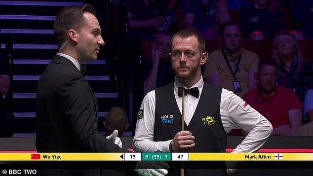 Allen and Wu play out longest Crucible frame amid World Championship chaos - 1