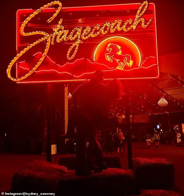 Sydney Sweeney, 28, piles on the PDA with boyfriend Scooter Braun, 44, as they kick up their boots at Stagecoach - 2
