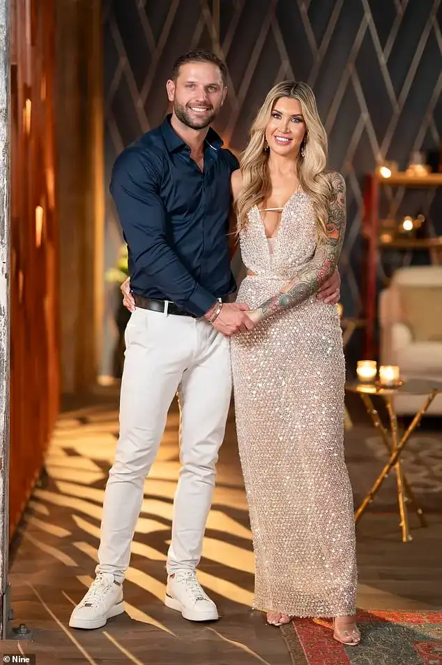 MAFS star Gia Fleur puts on a loved-up display with new beau Alan Wallace as the couple attend fundraising event at the MCG - 1