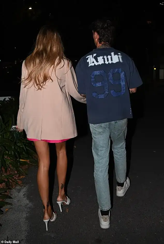 MAFS star Gia Fleur puts on a loved-up display with new beau Alan Wallace as the couple attend fundraising event at the MCG - 2