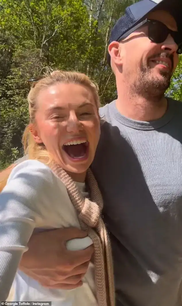 Georgia Toffolo gets a very graphic grope from husband James Watt in new video before he accuses her of 'shouting at him' during car row - 1