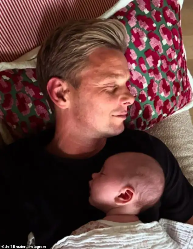 Jeff Brazier shares a sweet snap with his granddaughter and gushes that he 'couldn't love her more' - after his son Freddy, 21, welcomed his first child - 1