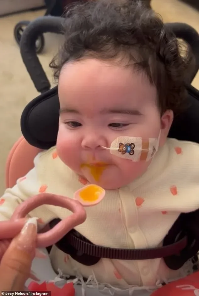Jesy Nelson reveals her twin daughters have reached a new milestone as she feeds them for the first time in their specialised chairs amid their SMA battle - 1