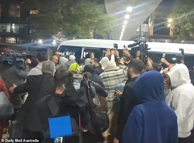 Chaotic scenes as one ISIS bride walks free after landing in Australia while three more are dramatically arrested - 3