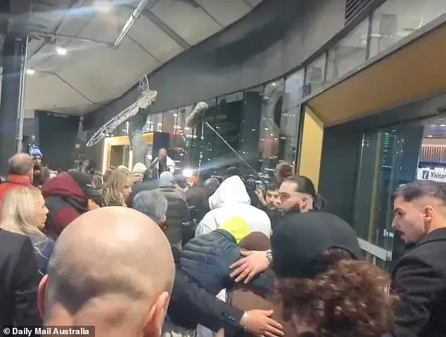 Chaotic scenes as one ISIS bride walks free after landing in Australia while three more are dramatically arrested - 2