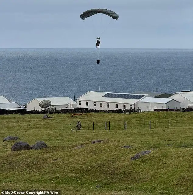 British Army launches parachute aid mission on Tristan da Cunha to treat Hantavirus victim - as passengers on rat virus-stricken cruise ship disembark in Tenerife amid protests from locals - 1