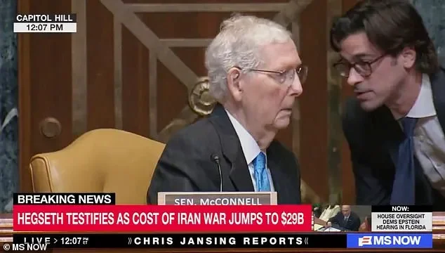 Fears for Mitch McConnell, 84, as his stunning decline is laid bare and Trump accuses 'bum' staff of manipulating him - 1