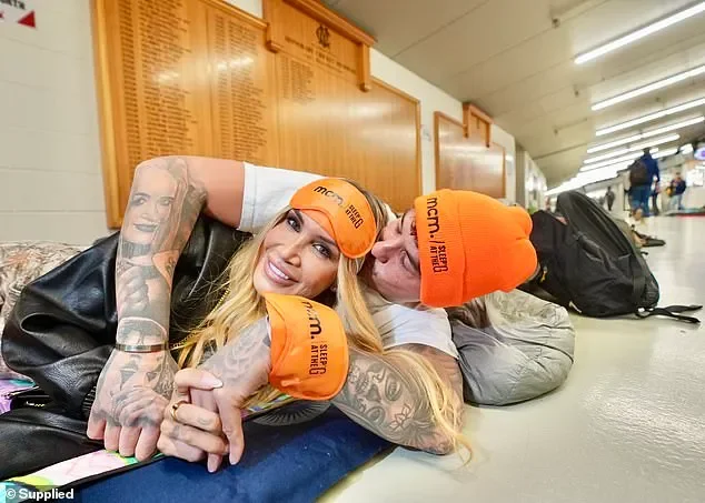 MAFS star Gia Fleur puts on a loved-up display with new beau Alan Wallace as the couple attend fundraising event at the MCG - 3