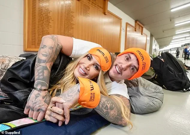 MAFS star Gia Fleur puts on a loved-up display with new beau Alan Wallace as the couple attend fundraising event at the MCG - 4