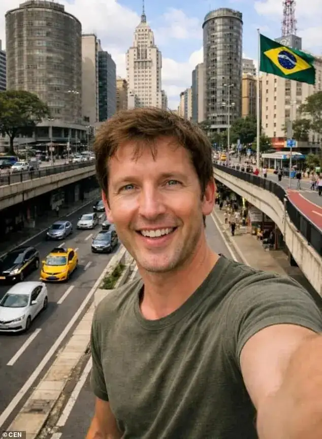 Lonely Brazilian pensioner loses £7,500 after scammers used dubious AI images to convince her she was in an online romance with James Blunt - 1