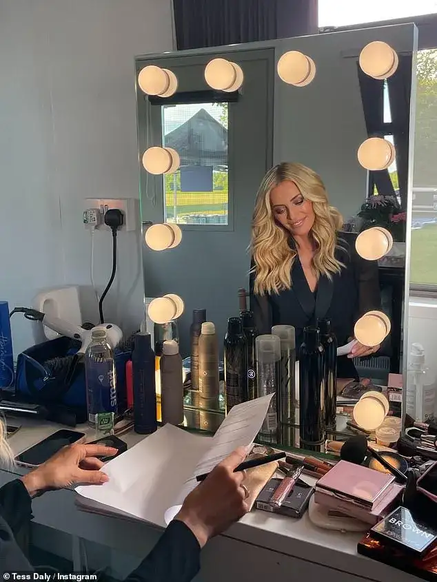 Tess Daly continues to wear her wedding ring after Vernon Kay split as she stuns in a white cut-out dress at her Naia Beach pop-up launch - 3