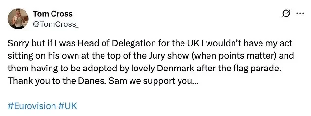 Eurovision fans blast 'shameful' British delegation and BBC for 'disrespecting their own act' as UK entrant Look Mum No Computer is abandoned to sit alone during jury show - 1
