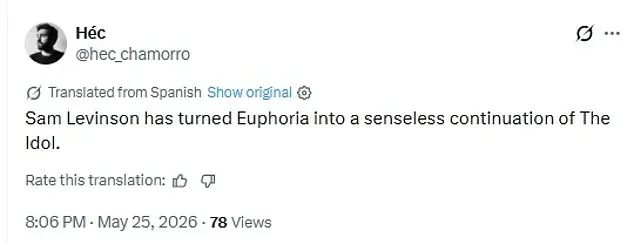 How Sam Levinson ruined Euphoria: Creator turned series three into a copy of his previous show The Idol, which was pulled off air after being branded 'torture porn' - 4