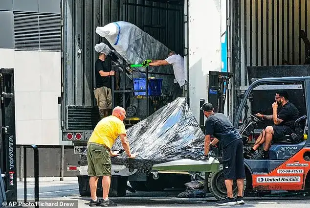 Weary A-listers descend on New York as Taylor Swift and Travis Kelce's wedding celebrations begin TODAY… see the eccentric guest list taking shape for blockbuster MSG bash - 1