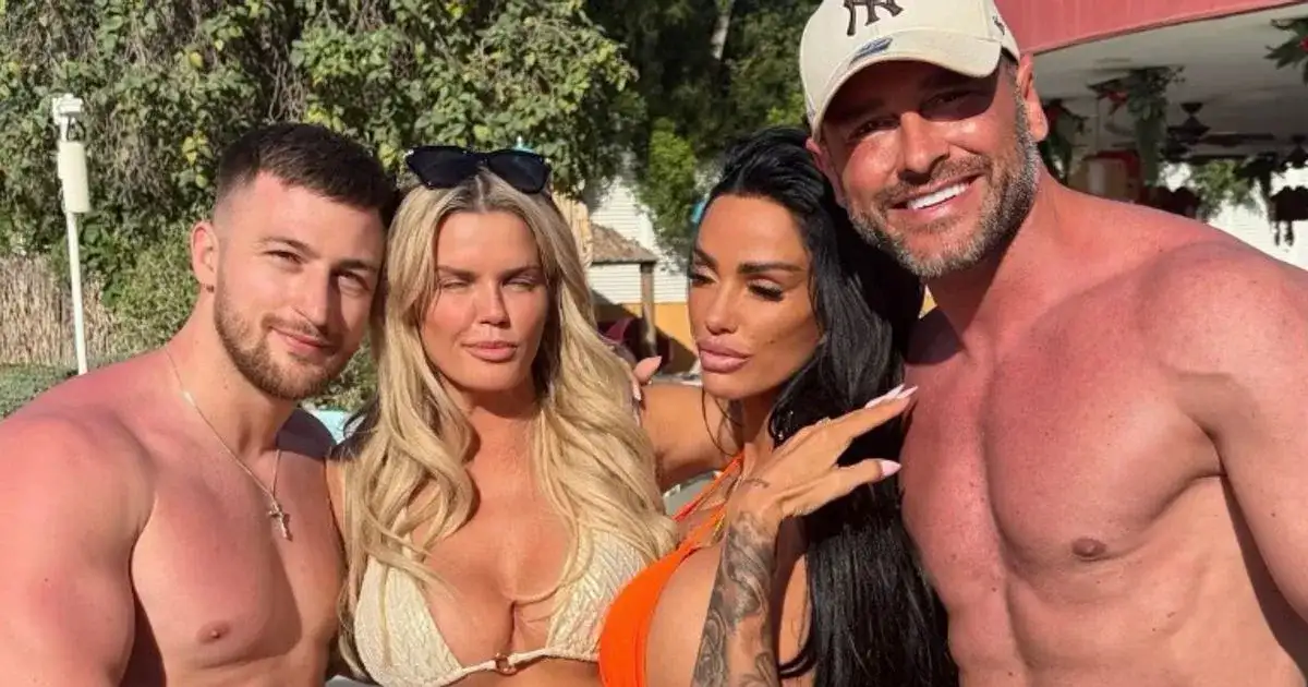 Katie Price's husband Lee Andrews 'PUNCHES Kerry Katona's boyfriend in furious row in Dubai' before they fly home after just 14 hours - leaving friendship 'strained' - 1