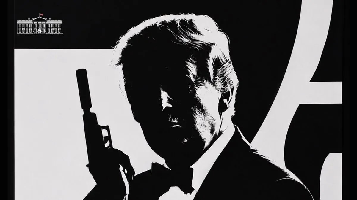 Is Donald Trump the Next James Bond? White House Just Turned POTUS' Silhouette Into a 007 Meme - 1