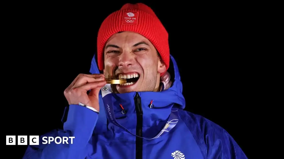 Meet Britain's gold medal Winter Olympics hero: Matt Weston talks 90mph skeleton racing - and having to share a bed with his closest rival! - 1
