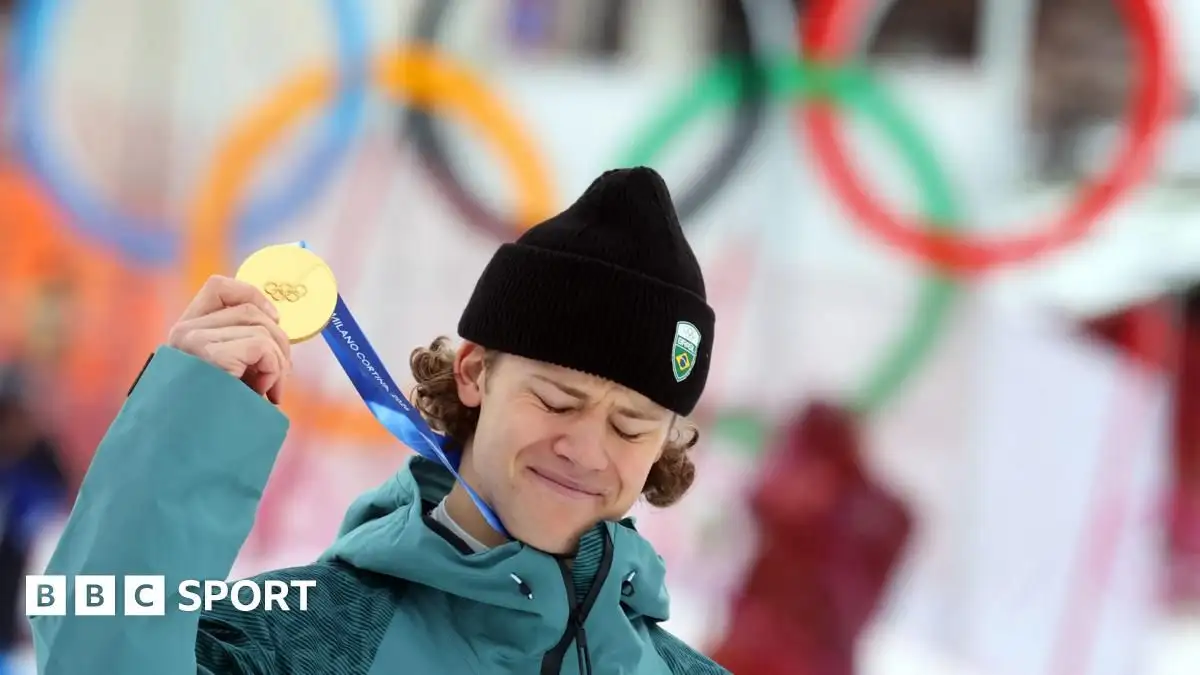 Brazil's Braathen wins giant slalom gold at Winter Olympics in first for South America - 4