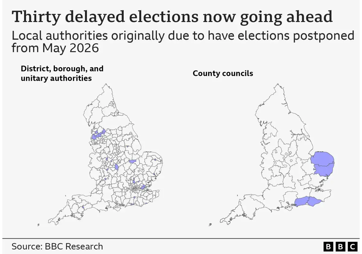 What made ministers think they could delay local elections in England? - 3