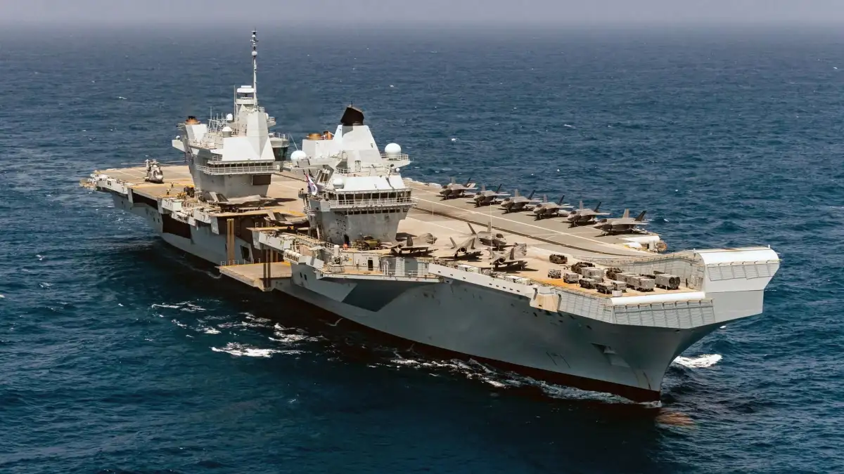 UK preparing aircraft carrier for possible Middle East deployment - 1