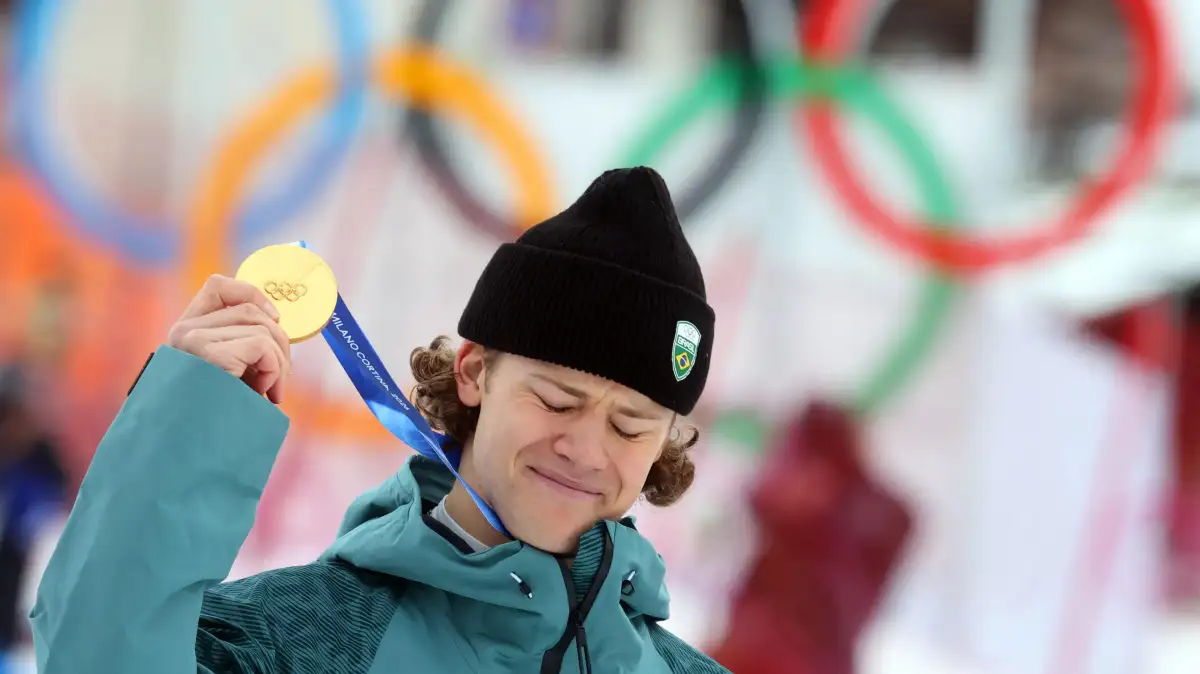 Brazil's Braathen wins giant slalom gold at Winter Olympics in first for South America - 3