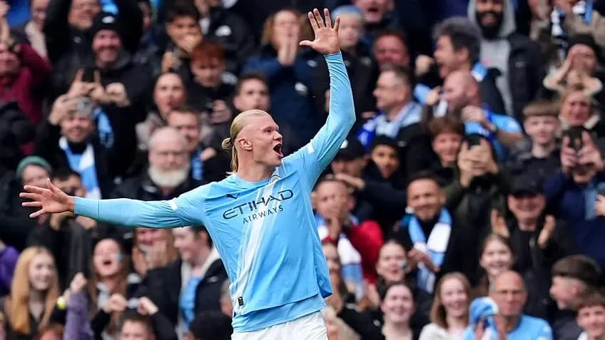 Haaland damages Arsenal title hopes in City win - 2