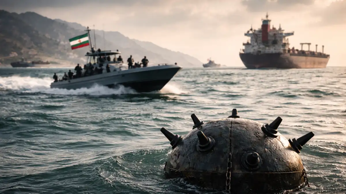 Iran Is Laying Mines in the Strait of Hormuz, U.S. Officials Say - 1