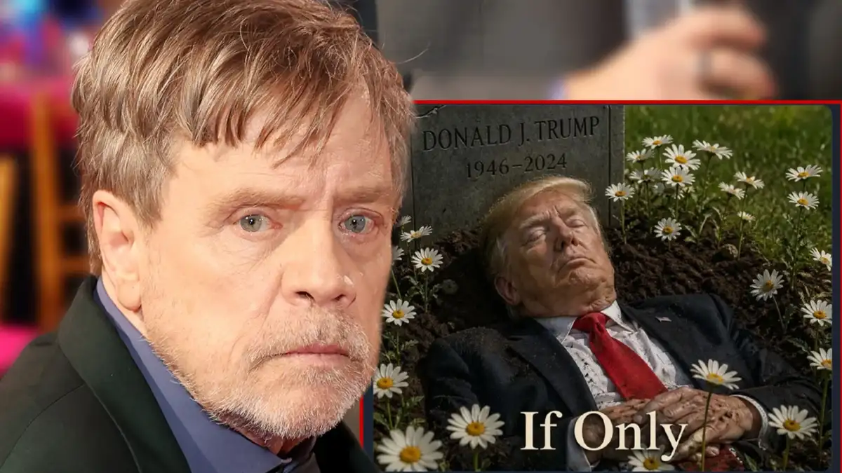 'Star Wars' Mark Hamill Under Fire for Posting AI Trump Grave Image, White House Slams Actor for Offensive Post - 1