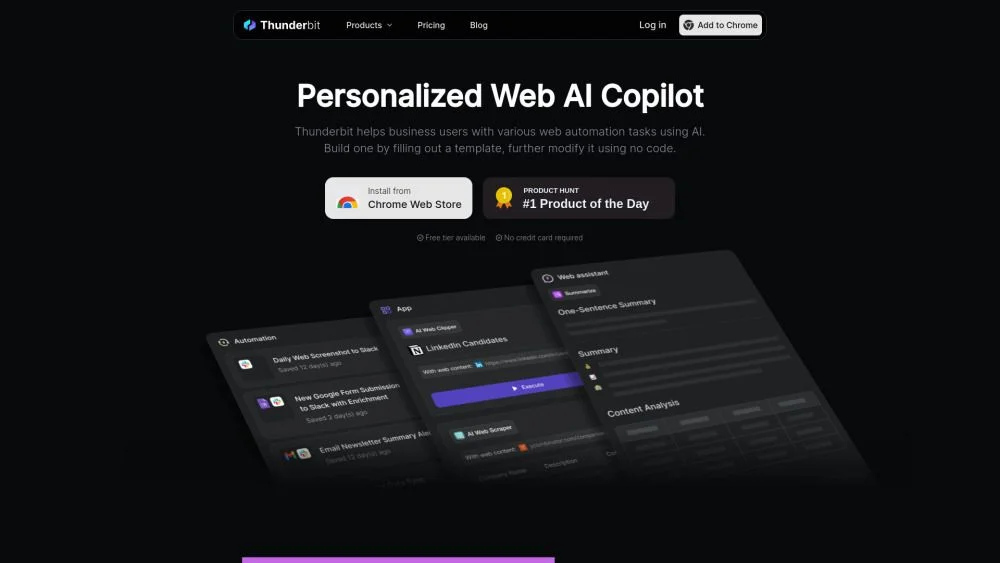 Thunderbit Launches High-Fidelity Web Data API, MCP Server, and CLI - Business Wire - 2