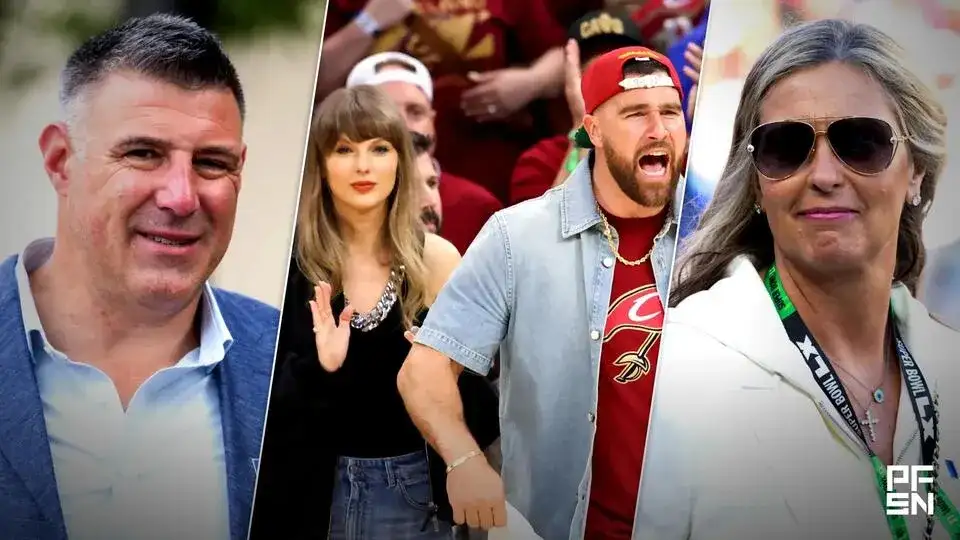 Mike Vrabel, Wife Attend Taylor Swift, Travis Kelce Vows Post-Scandal - 2