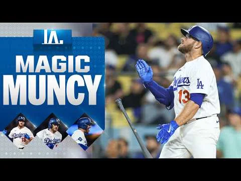 Dodgers' Muncy caps 3-HR night with walk-off shot - 4