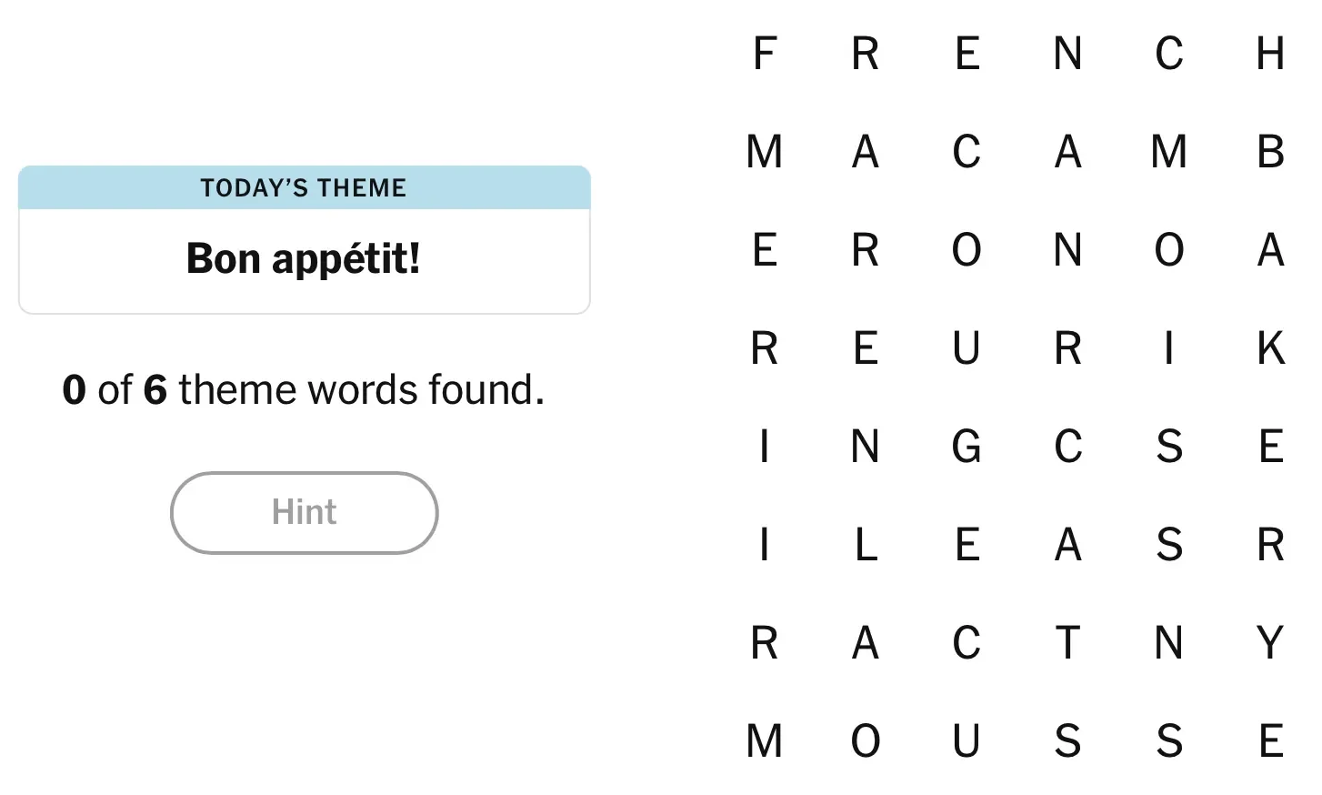 Today's NYT Strands Hints, Answers and Help for May 16 #804 - 3