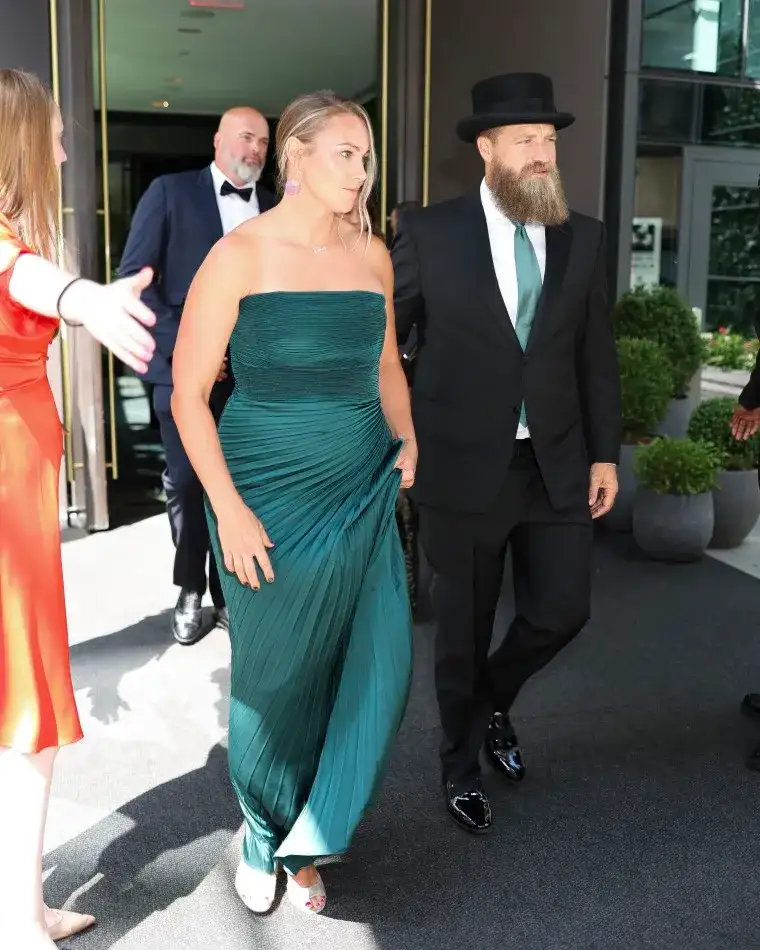 All the BEST dressed guests at Taylor Swift and Travis Kelce's extravagant wedding celebration - 4