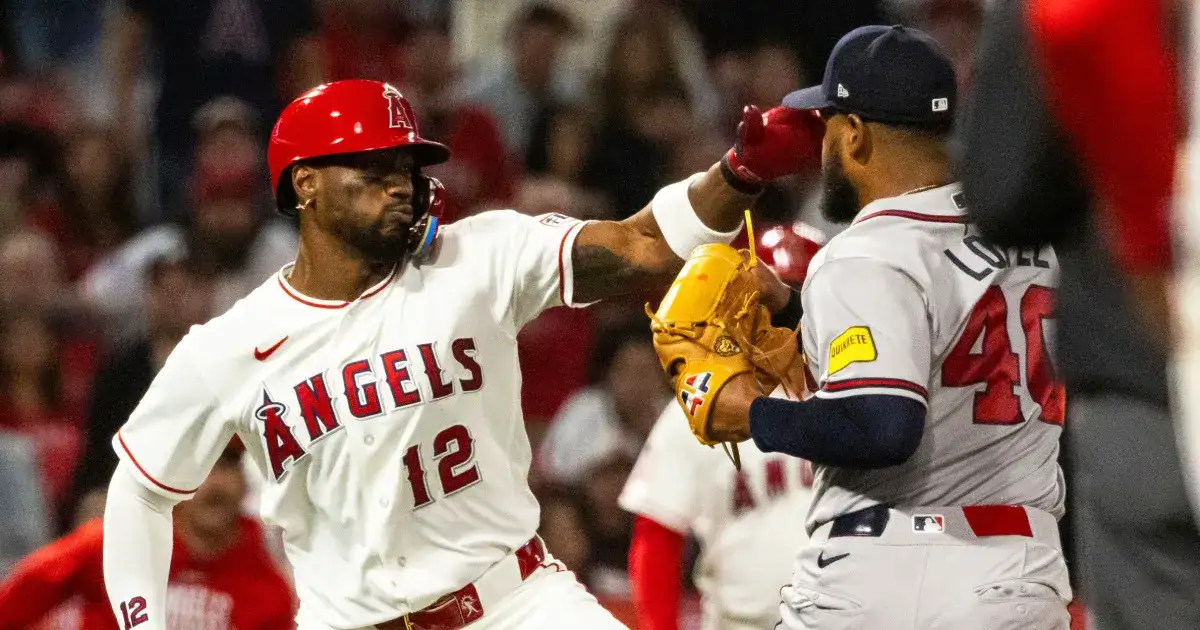 Brawl breaks out in Braves-Angels game with ex-teammates ejected for fighting - 2