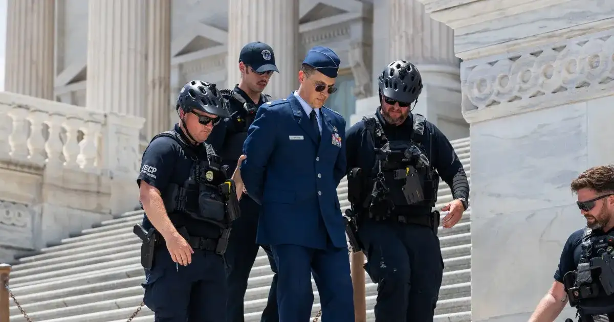 US service member arrested at Capitol after calling for Trump's impeachment | CNN Politics - 2