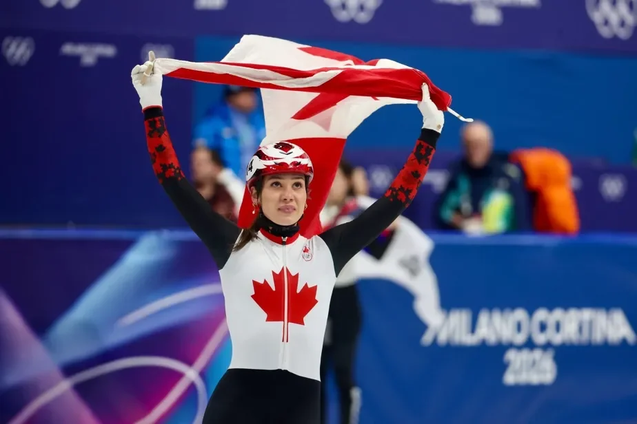 Canada’s Courtney Sarault wins silver medal in women’s 1,000m - 4
