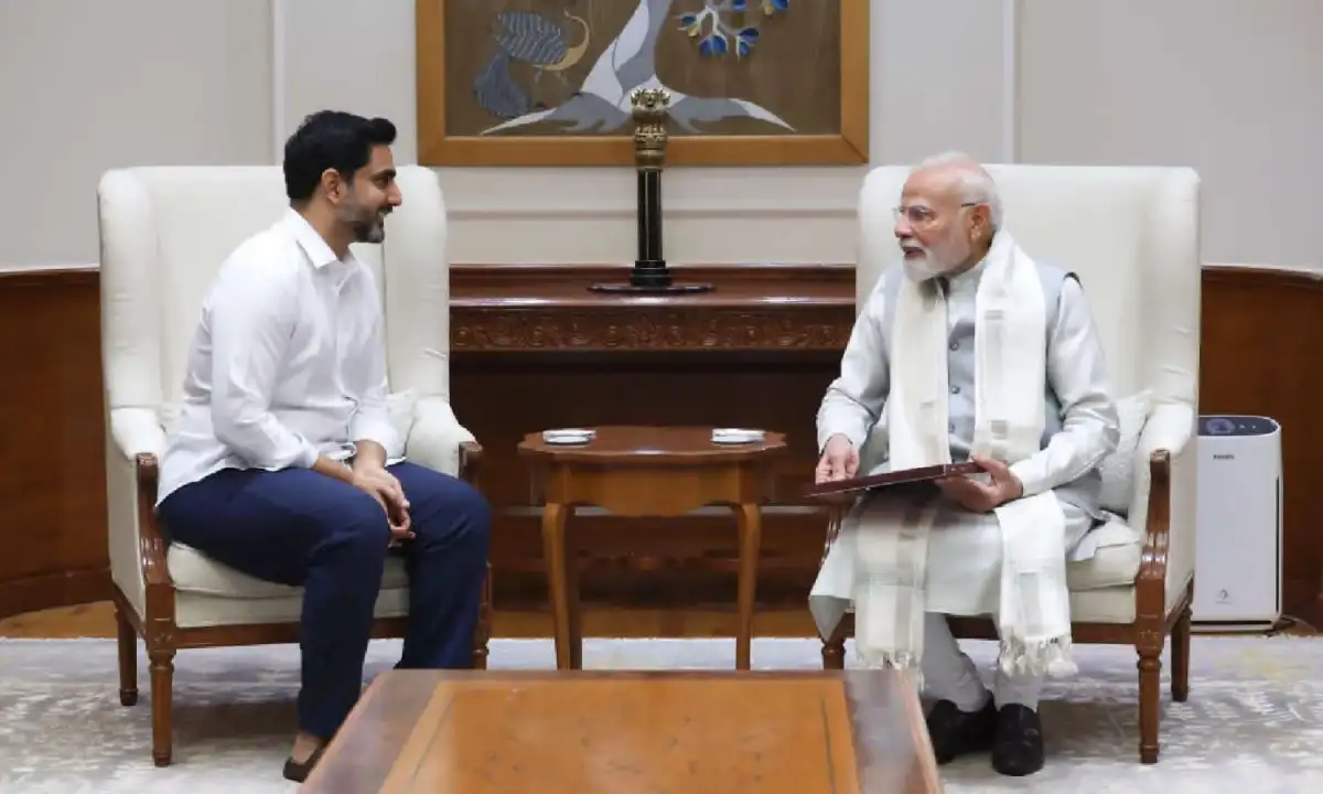 HRD Minister Lokesh thanks Prime Minister Modi for ensuring passage of Amaravati Bill in Parliament - 4