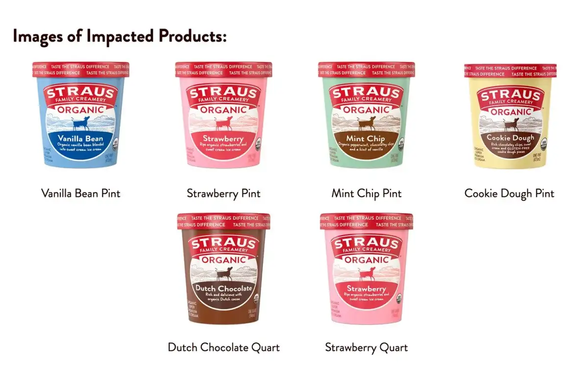 Straus Creamery Ice Cream Recall: Organic Frozen Treat Pulled in 17 States Over Possible Metal Contamination - 4