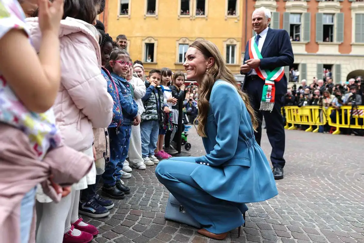 Italy Welcomes Kate Middleton as Princess Pursues Education Agenda - 4