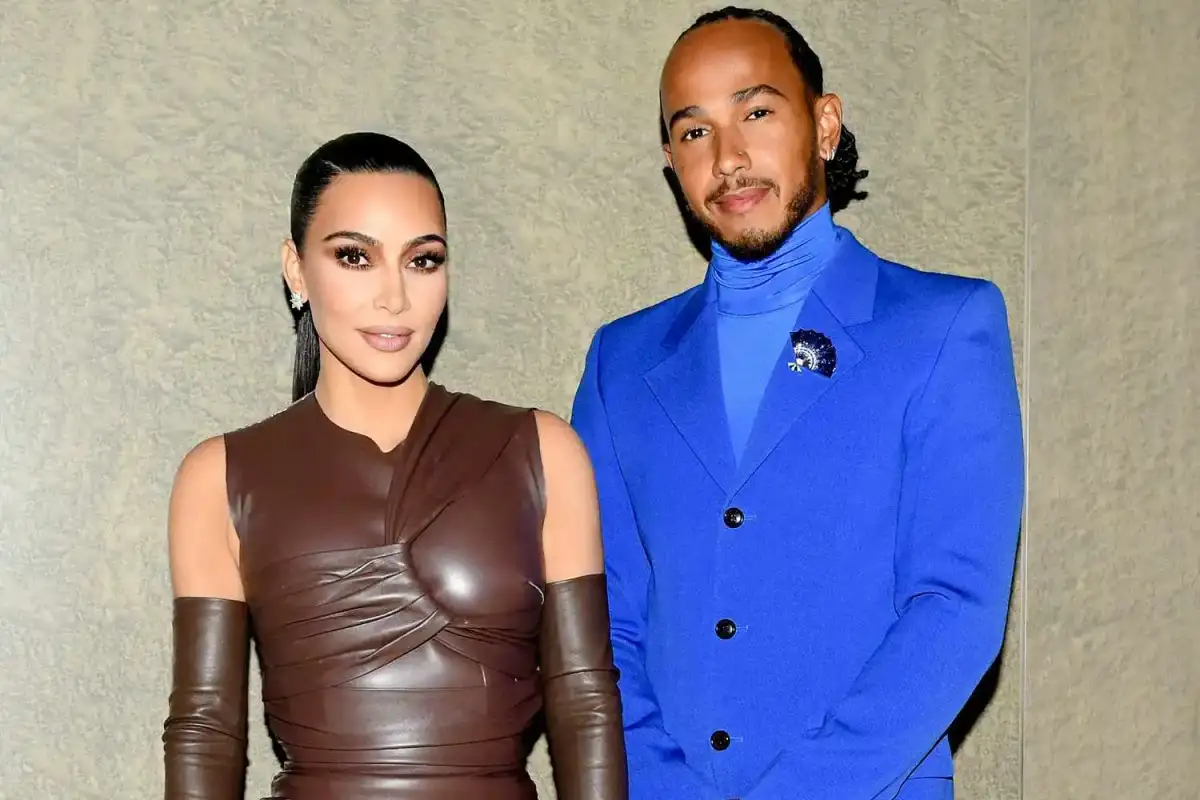 Lewis Hamilton gropes Kim Kardashian as they make-out in the ocean after going public with romance - 1