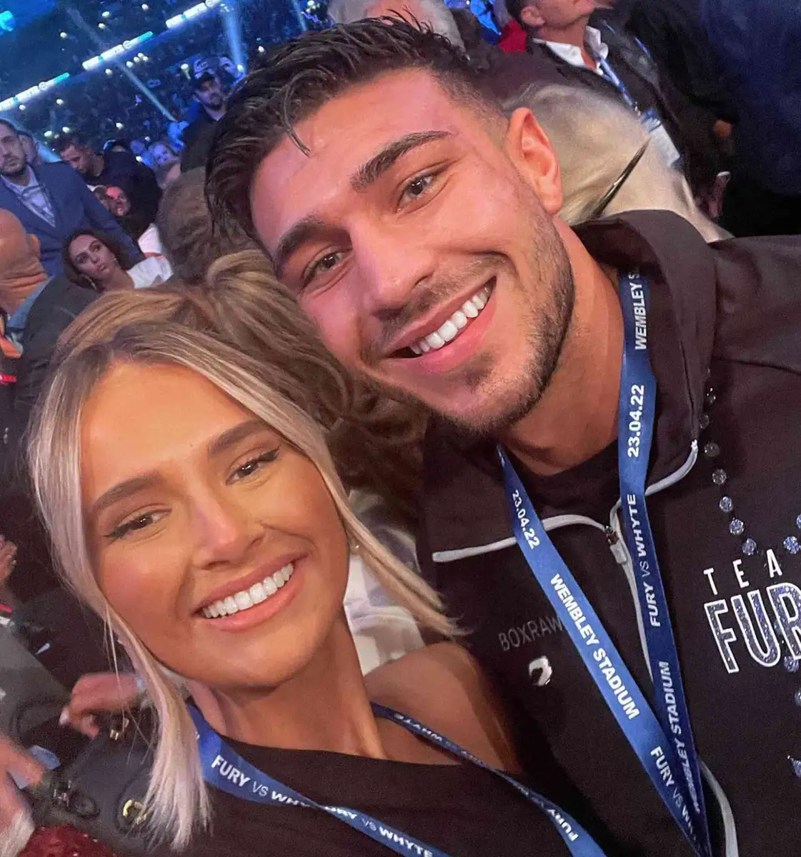 Molly-Mae Hague shares hilarious clip of boyfriend Tommy Fury trying on her heels as they struggle with 'delusional' midnight feeds with baby son Midas - 3