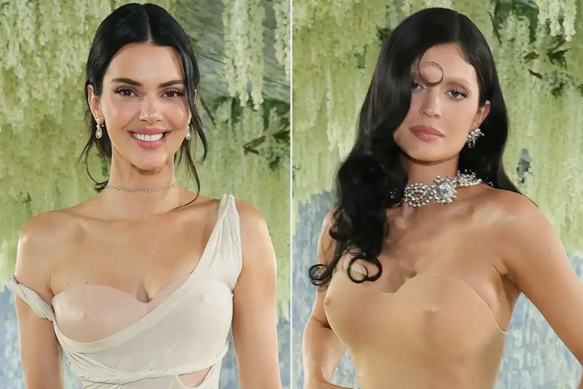 Kendall Jenner drops jaws on Met Gala 2026 red carpet in wild nipple-baring dress by surprising designer - 2