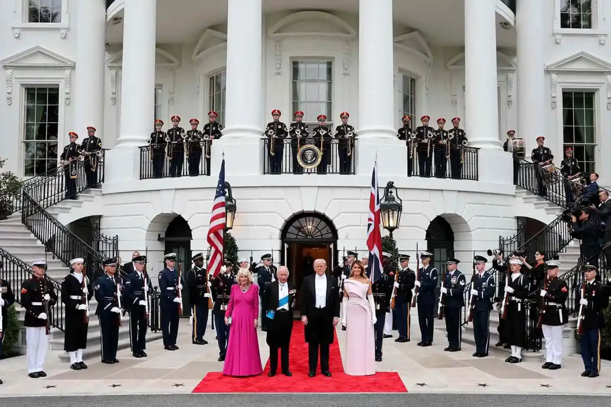 Inside King Charles and Queen Camilla's glamorous White House state dinner with the Trumps - 2