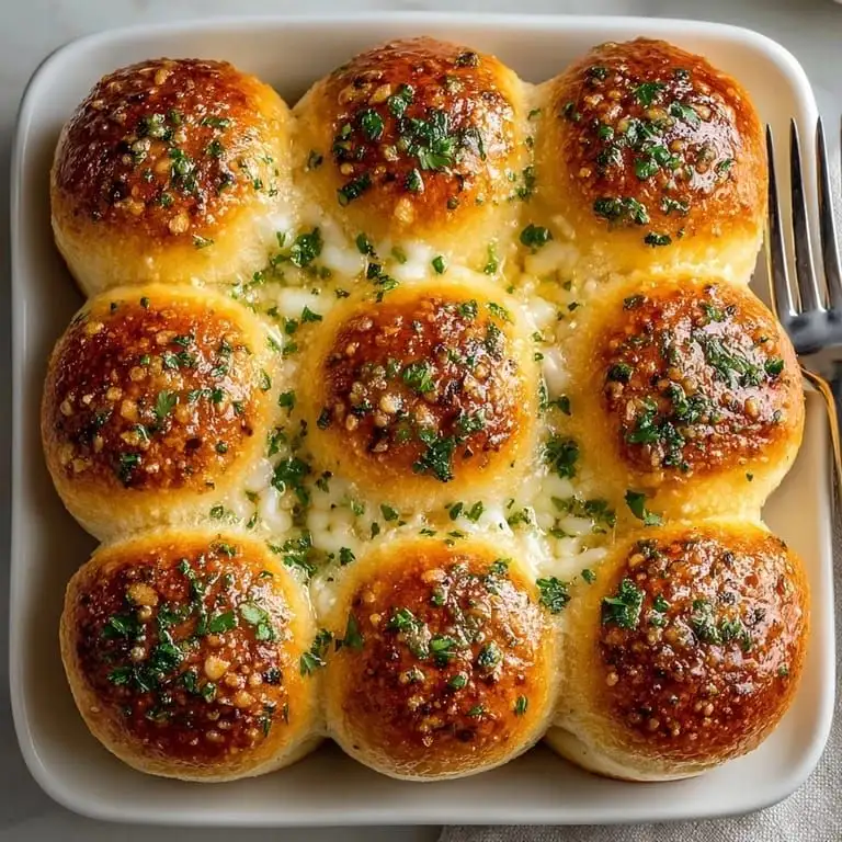 Cheesy Garlic Pull-Apart Rolls - 2