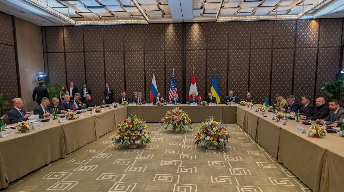 First day of Russia-Ukraine peace talks ends in Geneva - 2