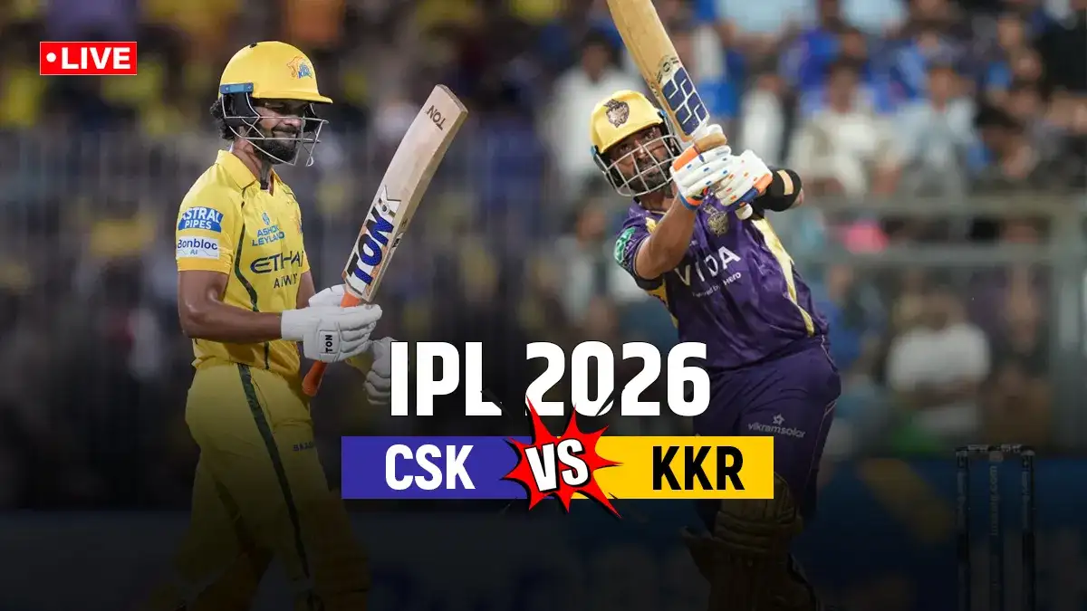 IPL 2026: Chennai Super Kings set a target of 193 for Kolkata Knight Riders - 1