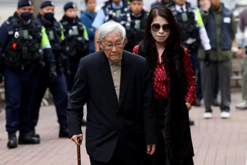 Fury at China over 'death sentence' prison term for British free speech champion Jimmy Lai, 78, just days after Starmer visited Beijing - 3