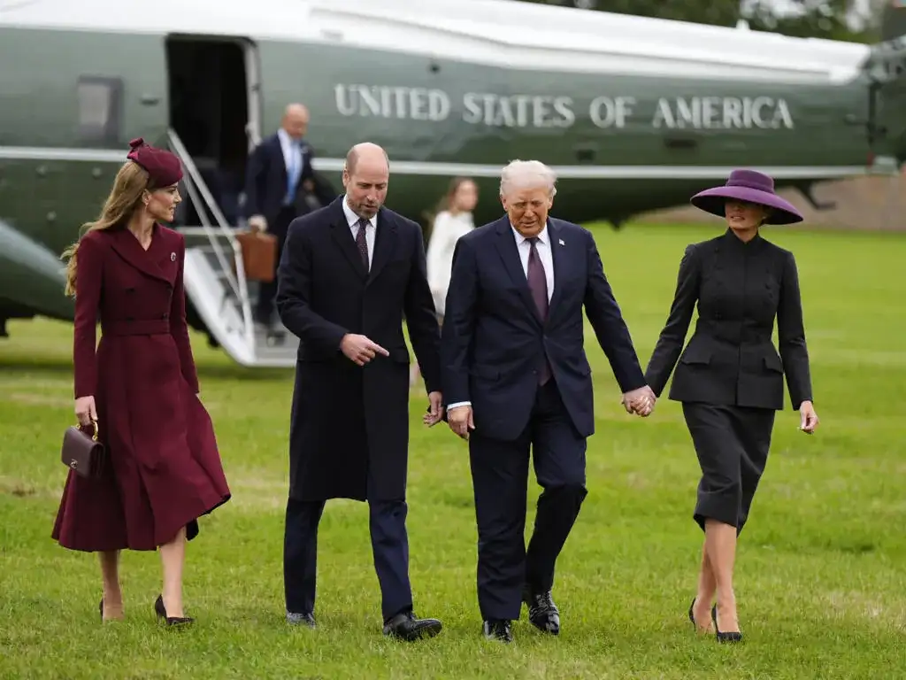 At a Moment of Chaos in Trump’s Washington, the Royals Come to Town - 1