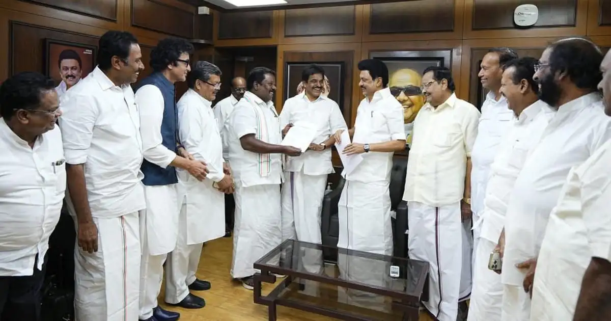 Congress leader K.C. Venugopal meets Stalin for talks on Tamil Nadu polls - 3